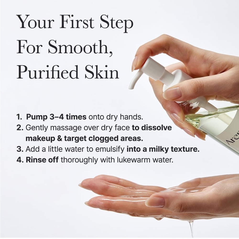 Korean Skincare Arencia Pore Melt Mochi Cleansing Oil - Picture 9 of 13